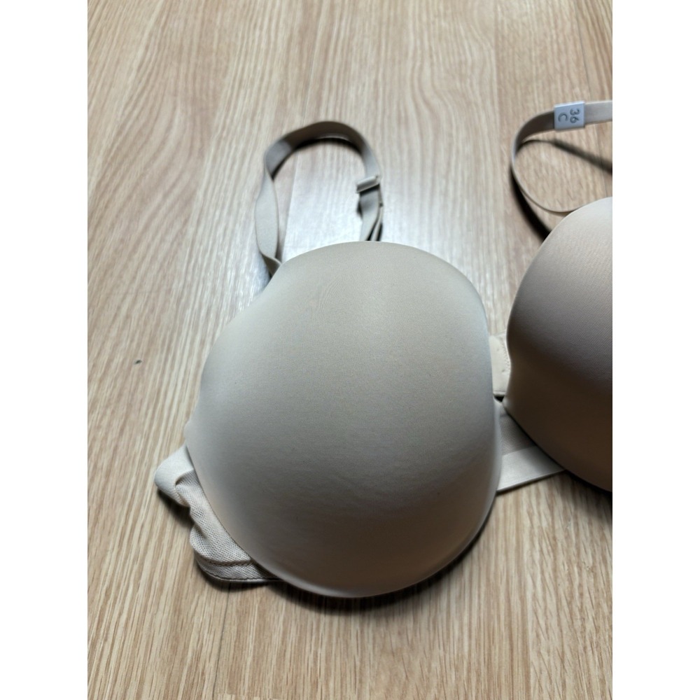Calvin Klein 36C Women's Beige Bra Sculpted Lightly Lined Demi Cup NWT - Picture 2 of 7